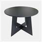 OHS Angular Dining Table 4-Seater Round Circle Kitchen Tables Engineered Wood
