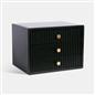 OHS Ribbed Desktop Drawers Organiser Freestanding Tabletop Cabinet Storage Unit
