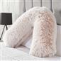 OHS Fluffy V-Shaped Pillow Filled Cushion Body Neck Support Orthopaedic
