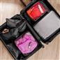 OHS Travel Bag Packing Cube Set Hand Luggage Suitcase Pouch Organiser 10pc Black