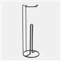 OHS Metal Toilet Roll Holder Freestanding Bathroom Storage Organiser