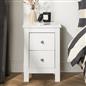 OHS Chicago Bedside Table 2/3 Drawer Hallway Cabinet Nightstand Unit Home Decor