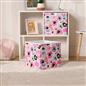 OHS Storage Cube Boxes Animal Print 2/4 Pack Folding Shoe Organiser Tidy Set