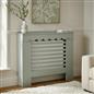 OHS Scallop Radiator Cover Engineered Wood Modern Side Board Cabinet Shelf