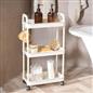 OHS Trolley Cart 3 Tier Roll Bathroom Storage Portable Kitchen Home Organiser