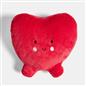 OHS Heart Shaped Cushion Decorative Filled Scatter Throw Pillow Home Decor