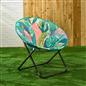 OHS Moon Camping Chair Round Folding Outdoor Garden Portable Seat