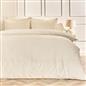 OHS Piped Edge Duvet Cover Set Soft Quilt Pillowcase Bedding Double King Size