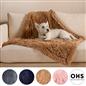 OHS Pet Fleece Throw Fluffy Calming Foldable Travel Dog Puppy Cat Blanket