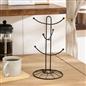 OHS Metal Mug Tree Countertop Wire Cup Holder Hanger Rack Non Slip Organiser