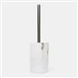 Bathroom Accessories 4 Piece Set Ribbed Soap Dispenser Holder Tumbler Toothbrush