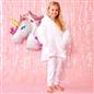 Dreamscene Unicorn Hoodie Blanket Oversized Sherpa Fleece Kids Plush Soft Warm