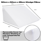 Bed Wedge Pillow Back Support Cushion Memory Foam Acid Reflux Removable Cover