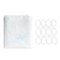 OHS Bows Shower Curtain with 12 Hooks Mould Proof Bathtub Curtains