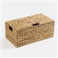 Natural Storage Cube Folding Rope Organiser Woven Wicker Hamper Strong Eco Box