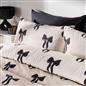 OHS Bows 10.5 Tog Coverless Duvet with Pillowcase Winter Warm Bedding Set