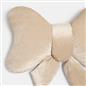 OHS Bow Shaped Cushion Velvet Decorative Filled Scatter Pillow Gift
