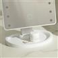 LED Vanity Mirror Bedroom Light Up Free Standing Make Up Cosmetic Illuminated