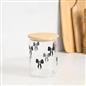 OHS Bows Food Container Airtight Bamboo Lid BPA-Free Plastic Kitchen Storage Jar