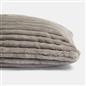 OHS Ribbed Bolster Pillow Faux Fur Long Luxury Soft Maternity Support Cushion