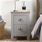 OHS Chicago Bedside Table 2/3 Drawer Hallway Cabinet Nightstand Unit Home Decor