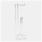 OHS Metal Toilet Roll Holder Freestanding Bathroom Storage Organiser