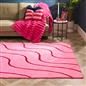OHS Tufted Contour Rug Non Slip Soft Modern Carpet Living Room Bedroom