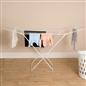 OHS 18M Foldable Drying Airer Clothes Horse Stainless Steel Winged Organiser
