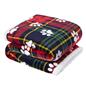 Check Fleece Pet Blanket Throw Over Bed Supersoft Plush Sherpa Warm Chair Sofa
