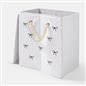 OHS Boucle Laundry Basket Foldable Clothing Hamper Washing Storage Bin