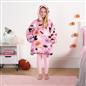 OHS Kids Hoodie Blanket Halloween Prints Sherpa Lined Wearable Throw
