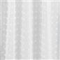 OHS Pompom Tufted Voile Net Curtains Pair 2 Window Panels Slot Top Set 55