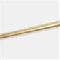 OHS 70-120cm Curtain Pole Extendable Metal 16mm Ball Trumpet Twist Finnials