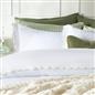 OHS Scallop Edge Bedding Set Microfibre Contrast Duvet Cover with Pillowcase