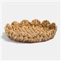 OHS Scallop Seagrass Tray Water Hyacinth Decorative Organiser Storage Basket