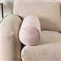 OHS Piped Edge Bolster Cushion Matte Velvet Bedroom Sofa Plump Filled Pillow