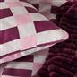 OHS Checkerboard Print Bedding Set Microfibre Duvet Cover with Pillowcase