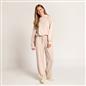 OHS Bubble Hem Co-Ord Set Hoodie Drawstring Relaxed Joggers Tracksuit Loungewear
