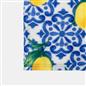 OHS Lemon Print Throw Soft Polar Fleece Lightweight Blanket - 120 x 150cm