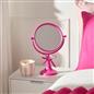 OHS Bow Swing Mirror Countertop Free Standing Pedestal Vanity Mirrors