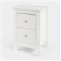OHS Chicago Bedside Table 2/3 Drawer Hallway Cabinet Nightstand Unit Home Decor