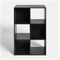 OHS Oslo Cube Storage Wood Effect Bookcase Freestanding Open Shelf Unit