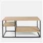 OHS Manhattan TV Stand Engineered Wood Shelves Entertainment Unit