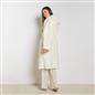 OHS Braided Fleece Dressing Gown Robe Womens Supersoft Hooded PJ Loungewear