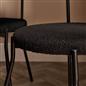 OHS Boucle Dining Chair with Metal Legs Modern Upholstered Kitchen Chair