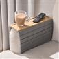 OHS Bamboo Sofa Tray Couch Armrest Decorative Drink Holder Organiser Home Decor