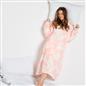 OHS Extra Long Tie-Dye Print Fleece Oversized Wearable Hoodie Blanket