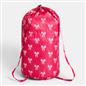 OHS Drawstring Laundry Bag Printed Travel Washing Backpack Lightweight Hamper