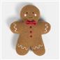 OHS Gingerbread Cushion Christmas Festive Decorative Novelty Scatter Pillow