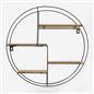 Round Multi Tier Shelf Foldable Home Decor Wall Display Office Storage Organiser